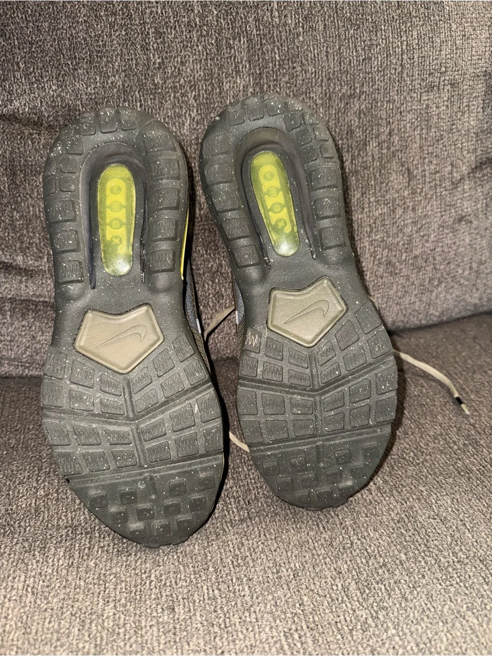 Nike Kids Brown & Yellow Air Max Style Sneakers